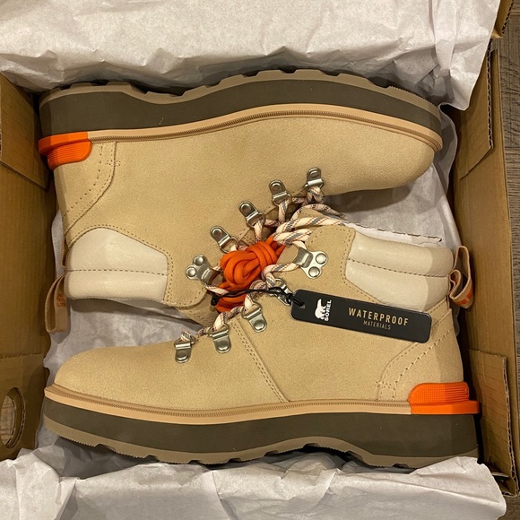 Sorel Hi Line Hiker Ceramic Major Hiking Boots Booties Shoes Flats NEW - Picture 5 of 7